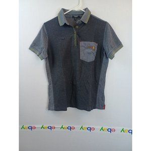McDonalds Crew Member Uniform Polo Shirt Sz M-R Gray by Timeless Elements